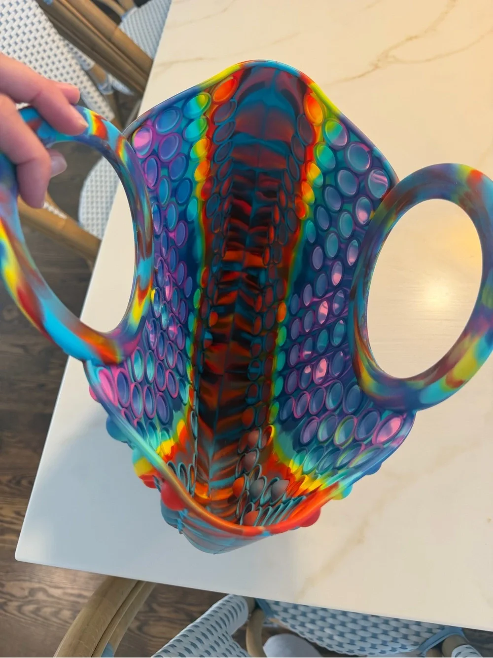 Tie-Dye Rainbow Pop-It Handbag Toy